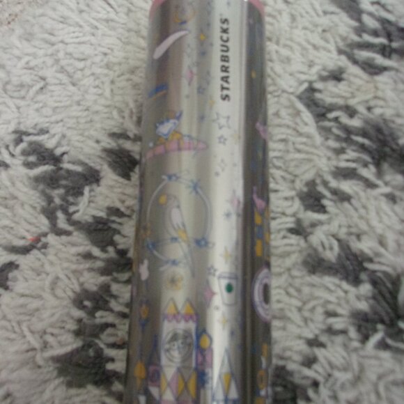 Disney World 50th Anniversary Magic Kingdom Starbucks Metal Tumbler Bottle MK - Picture 2 of 6